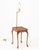 Queen Anne Style Side Table With Swing Arm Lamp For Sale In New York - Image 6 of 9