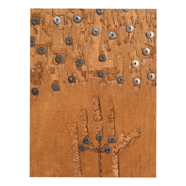 Rolando Mignani, Plywood Poem, 1974, Wood For Sale