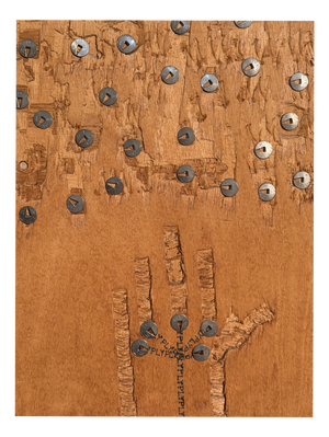 Rolando Mignani, Plywood Poem, 1974, Wood