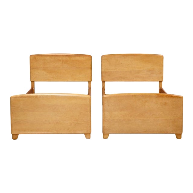 1950s Refinished Twin Beds by Heywood Wakefield - A Pair For Sale