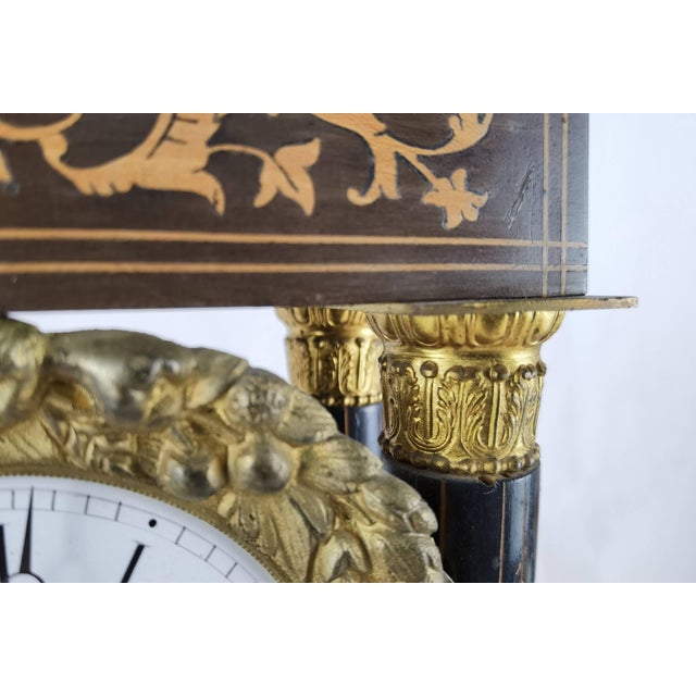 Antique French Pendulum Clock, 1845 For Sale - Image 13 of 18