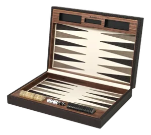 Leather Backgammon Set from Pinetti