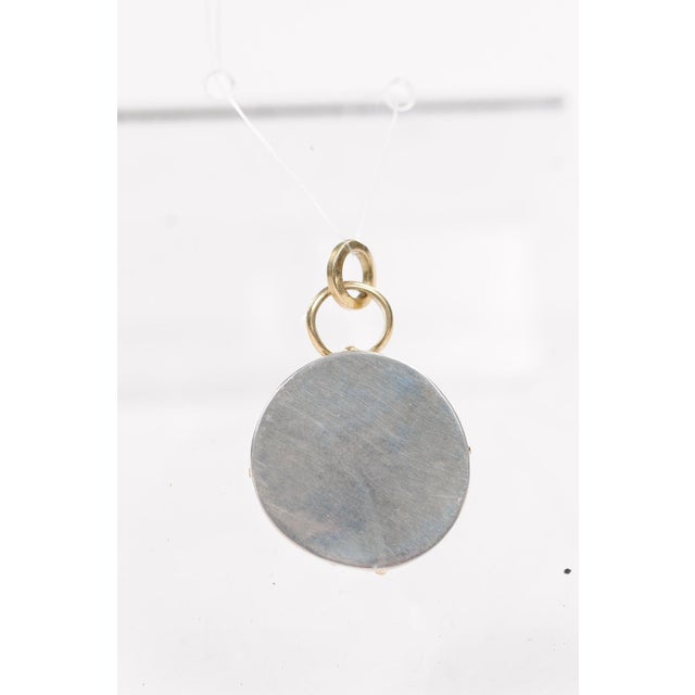 Silver Antoninianus Lion Pendant W 18k Gold For Sale - Image 12 of 13