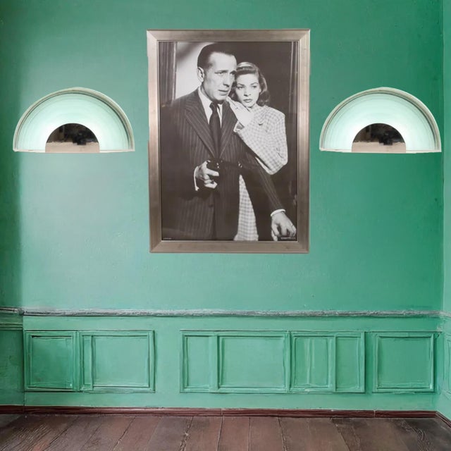 Pair of Large Mid-Century Art Deco-Style Wall Sconces, Reminiscent of Jean Perzel (French, 1880–1993) For Sale - Image 18 of 18