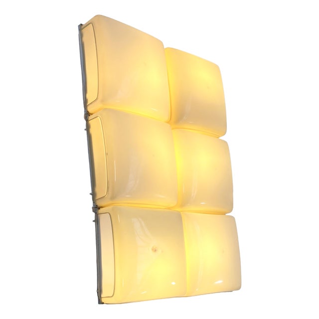 Cnosso Wall Lamps by Angelo Mangiarotti for Artemide, 1960s, Set of 6 For Sale
