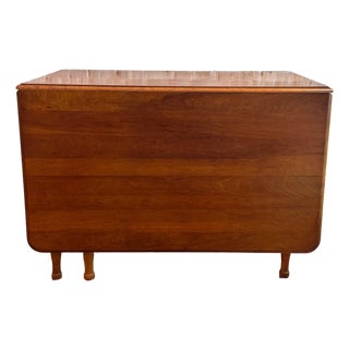 19th Century Maple Drop Leaf Table For Sale