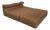 Italian Modern Brown Fabric Le Bambole Bed by Mario Bellini for B&B, 1980s For Sale