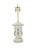 A Pair of Vintage 1980s Hand-Painted Blue and White Toleware Table Lamps - For Sale - Image 10 of 12
