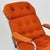 Bauhaus Orange Velvet Chair by B. Eigert, 1970s For Sale - Image 9 of 11