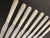 1940s Vintage Tudor Silver Plated Dinner Knives S /8 For Sale - Image 5 of 6
