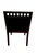 Vintage Office Mahogany Chair Slotted Cut Used in Lincoln Lawyer Set For Sale - Image 4 of 8