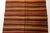 Mid 20th Century Tribal Striped Rug - Bohemian Home Decor Flatweave For Sale - Image 10 of 10