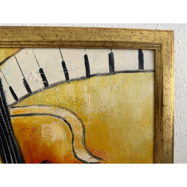 Original Abstract Oil Painting Alena Kalen Cadence Musical Art Contemporary, Coa For Sale - Image 4 of 7