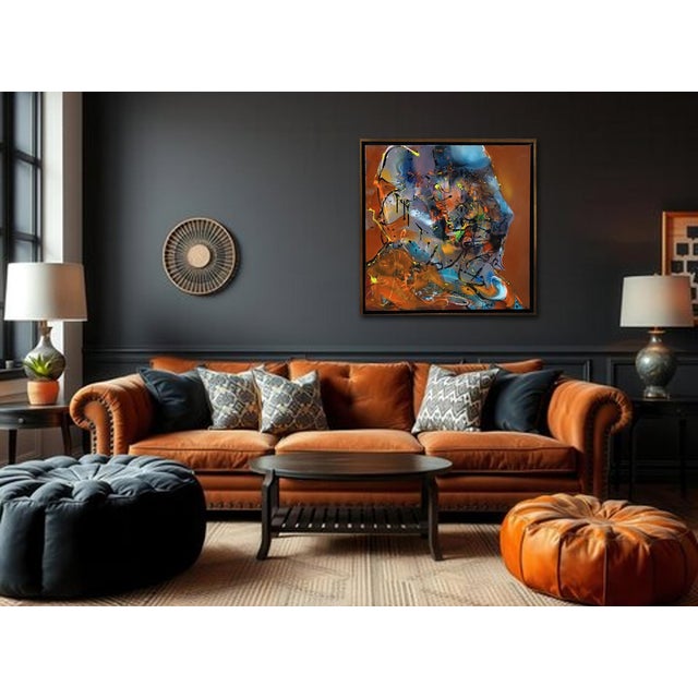 Echoes of an Oniric Face from the series “Beautiful Mind of a Dreamer” Medium: Mixed media on canvas Size: 85 x 85 cm /...