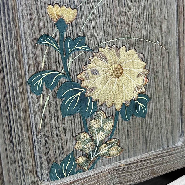 Vintage Tansu Storage Cabinet with Floral Decor, 1960s For Sale - Image 6 of 18