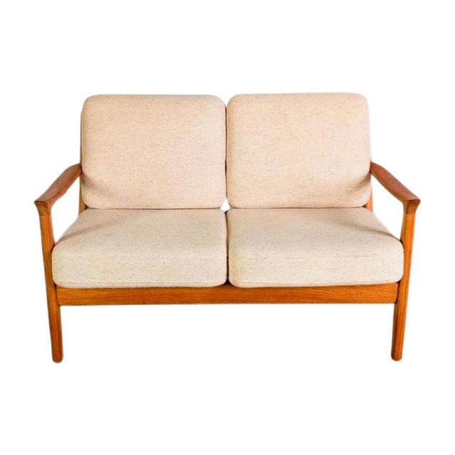 Two-Seater Sofa in Teak from France & Søn For Sale - Image 11 of 11
