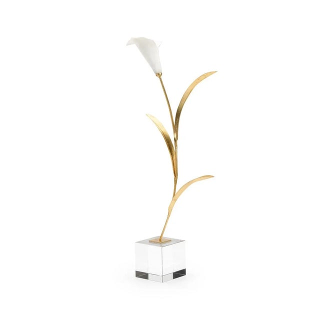 Transitional Calla Lily On Stand For Sale - Image 3 of 4
