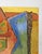 Contemporary acrylic on wood panel still life fauvist abstract pears still life painting by K. C. Bacon (1948-2026)...