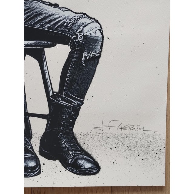 Jef Aerosol, The Violinist, Screenprint For Sale - Image 4 of 7