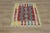 1960s Turkish Geometric Red and Blue Hand Knotted Kilim Rug For Sale - Image 13 of 13