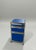 Matte Blue M63 Cabinet on Casters with Drawers attributed to Fritz Haller and Paul Schärer for USM Haller For Sale - Image 3 of 5