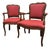 Vintage French Carved Chairs, Set of 2 For Sale