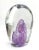 1990s 1990s “Ice Water” Iridescent Purple Blown Glass Paperweight – Contemporary / Art Glass For Sale - Image 5 of 12