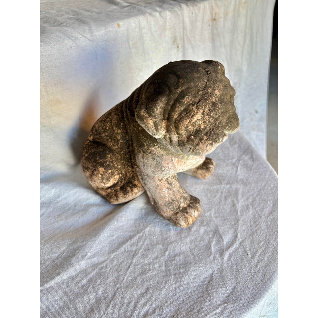 French Early 20th Century French Terracotta Bulldog Garden Sculpture For Sale - Image 3 of 13
