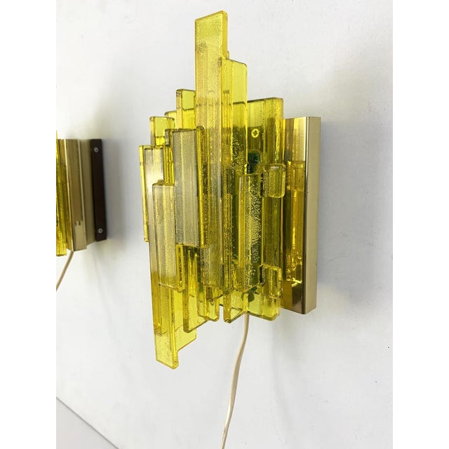 Metal Brutalist Danish Wall Lamps by Claus Bolby for Cebo Industri, 1970s, Set of 2 For Sale - Image 7 of 16