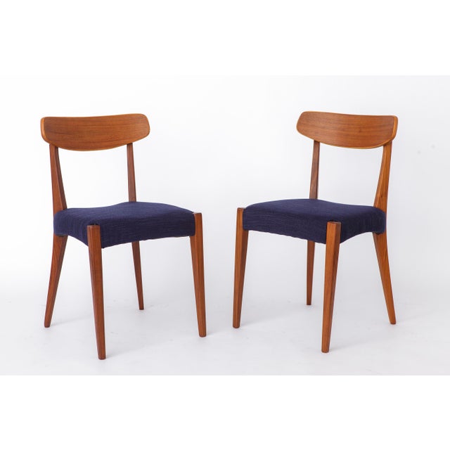 Vintage Danish Teak Chairs, 1960s, Set of 3 For Sale - Image 3 of 12