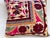 Traditional Pillow Upholstered With Uzbek Textile For Sale - Image 3 of 6