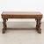 Traditional 19th Century Danish Carved Oak Desk With Angels and Trestle Base For Sale - Image 3 of 18