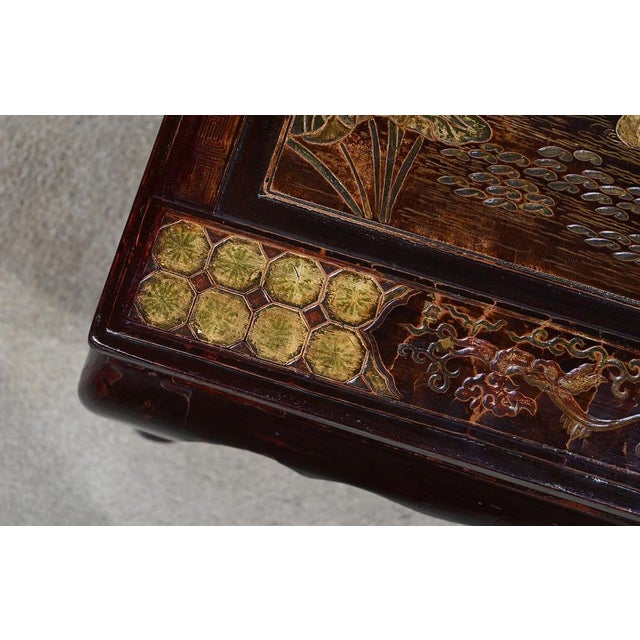 Lacquered Wooden Coffee Table, China, 1960s For Sale - Image 9 of 18