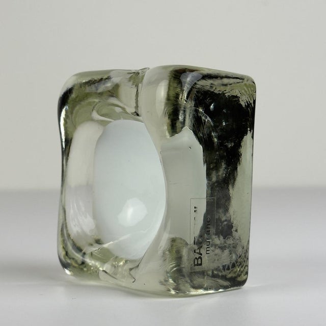 Vintage Murano Glass Ashtray from Alfredo Barbini, Italy, 1980s For Sale - Image 6 of 15
