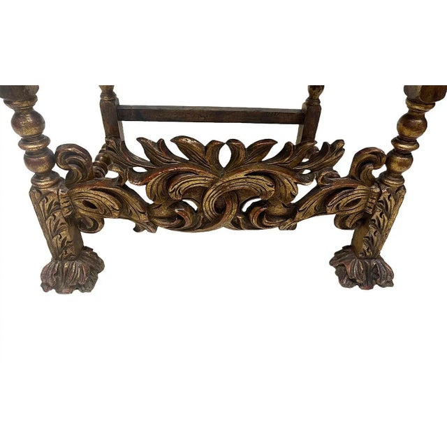 19th Century Italian Throne Armchair For Sale - Image 5 of 10