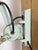 Brown Industrial Green Scissor Wall Lamp from Elektroinstala, 1960s For Sale - Image 8 of 18