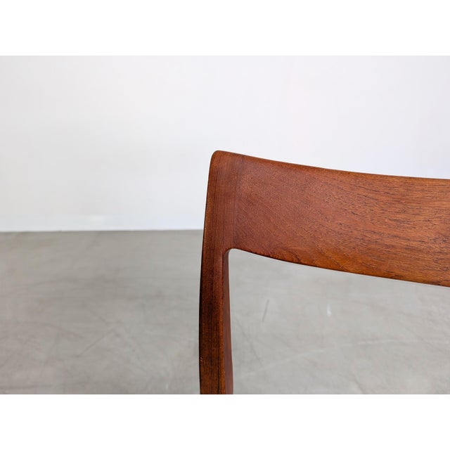 Mid-Century Kontiki Chairs in Teak by Yngve Ekström for Hugo Troeds, Set of 4 For Sale - Image 5 of 11
