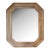 Large Octagonal Cerused-Oak Mirror For Sale