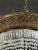 Antique Beaux Arts Bronze Crystal Basket Four Light Chandelier Rewired For Sale - Image 9 of 10