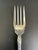 Wallace Silversmiths Antique Art Nouveau 1835 R. Wallace A1 Floral 1902 Silverplate Cold Meat Serving Fork For Sale - Image 4 of 9