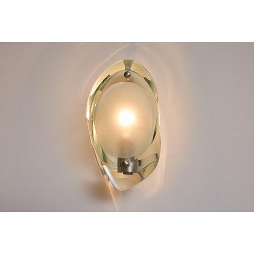 2093 Wall Sconces by Max Ingrand for Fontana Arte, 1961, Set of 2 For Sale - Image 9 of 11