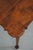 Tiger Maple Scalloped Top Dining Room Table For Sale - Image 4 of 12