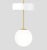 Contemporary Short Circles and Globe Pendant Light by Atelier Areti For Sale - Image 3 of 6
