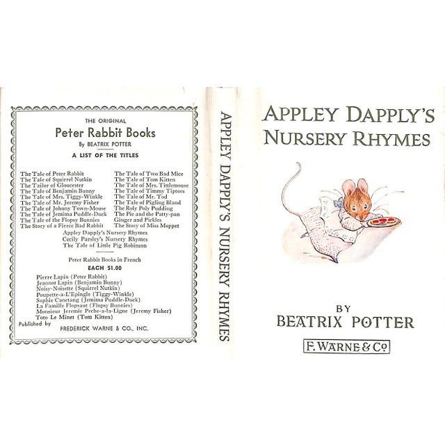Paper "Appley Dapply's Nursery Rhymes" 1917 Potter, Beatrix For Sale - Image 7 of 7