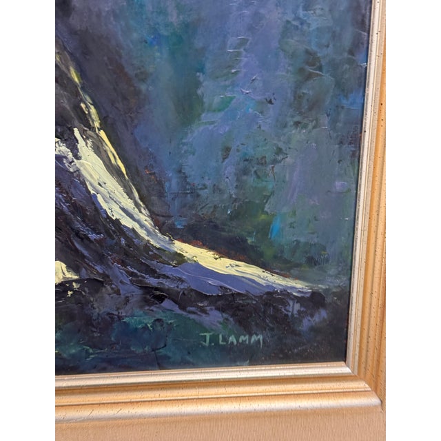 J. Lamm Tree Oil Painting, Framed For Sale - Image 9 of 12