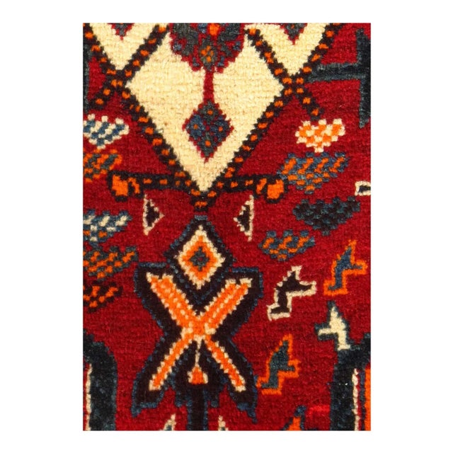 Traditional 1960s Pasargad Rust Persian Antique Qashaie For Sale - Image 3 of 6