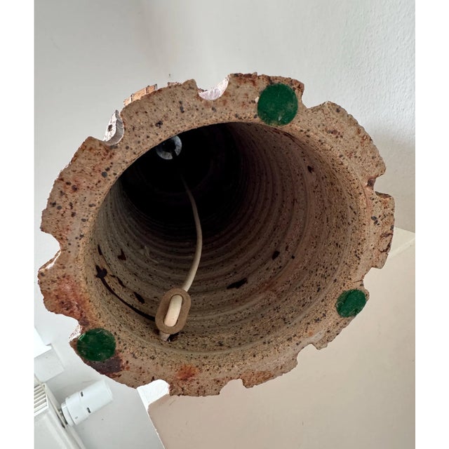 Large Brutalist Table Lamp by Lene Regius, Denmark, 1970s For Sale - Image 10 of 11