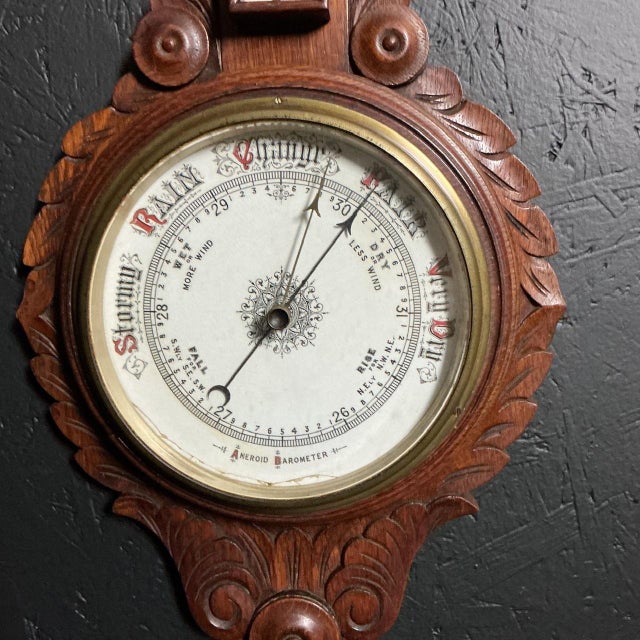 Antique Android Barometer, 1905 For Sale - Image 4 of 6