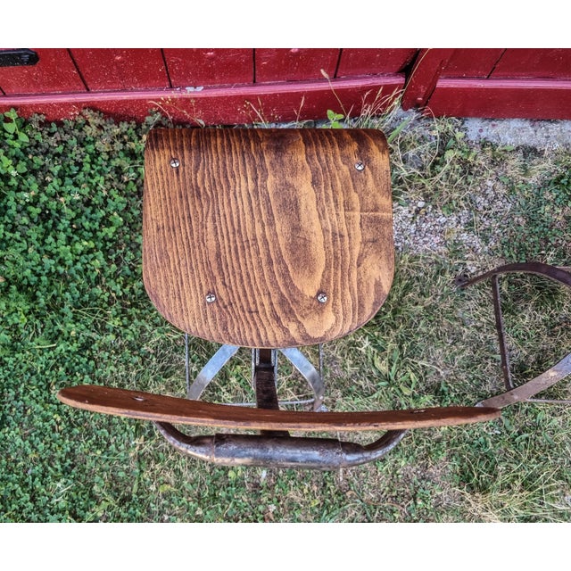 Industrial Vintage Chairs from Bienaise, 1950s, Set of 2 For Sale - Image 3 of 13