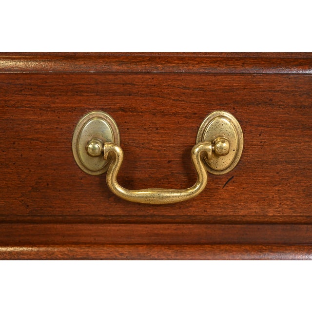 Wood Ethan Allen Georgian Solid Cherry Wood Four-Drawer Bedside Chest For Sale - Image 7 of 12